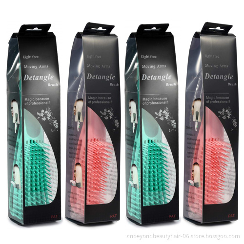 ez detangler hair brush 4C hair detangele brush Afro detangler Comb Salon